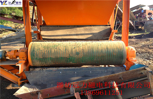 甘肅酒泉幹式磁選機磁輥筒