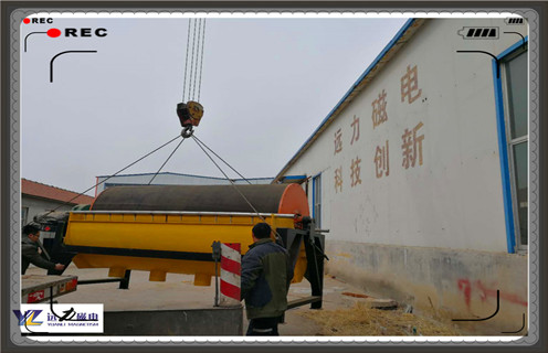 注意與磁選機相連的前後設備的工作狀態 注意與磁選機相連的前後設備的工作狀態