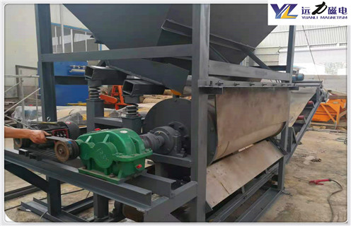 永磁磁選機，永磁磁選機優質的脫水槽配置利於精選_磁場強度能用多長時間_工作原理型號_永磁磁選機優質的脫水槽配置利於精選場強分布圖