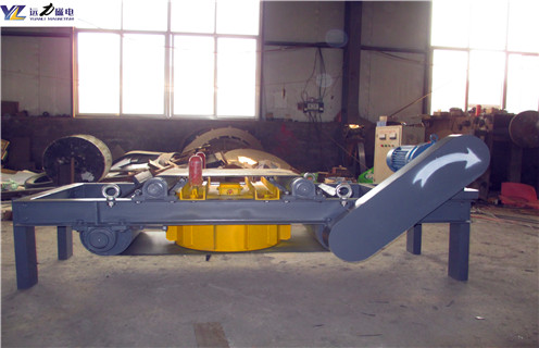 自卸式電磁除鐵器，簡單介紹自卸式電磁除鐵器_國家標準_簡單介紹自卸式電磁除鐵器配件_型號及工作視頻