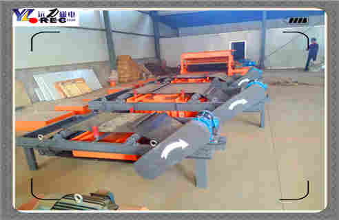 電磁自卸式除鐵器，電磁自卸式除鐵器技術參數電流_電磁自卸式除鐵器技術參數廠家配件_型號及工作視頻