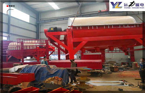 幹式永磁磁選機，南京幹式永磁筒式磁選機_南京幹式永磁筒式磁選機發展工作視頻皮帶及結構價格