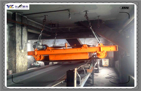 自卸式永磁除鐵器，湖北自卸式永磁除鐵器廠家參數_內部磁塊安裝方法_湖北自卸式永磁除鐵器廠家型號價格 