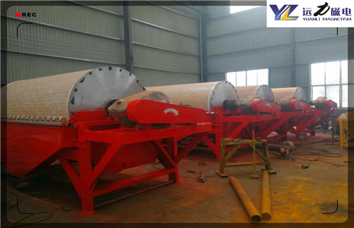 永磁筒式磁選機，荊州永磁筒式強磁磁選機幹式_遠力荊州永磁筒式強磁磁選機幹式使用注意事項磁場分布圖