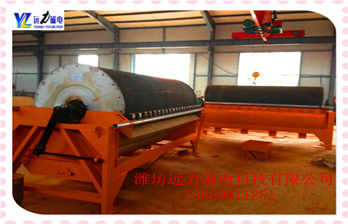 永磁筒式磁選機，黑龍江永磁筒式磁選機優點_工作原理及價格_黑龍江永磁筒式磁選機優點視頻供應生產廠家