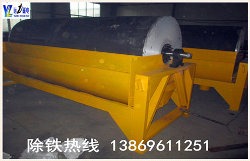 永磁筒式磁選機，湛江永磁筒式磁選機_遠力湛江永磁筒式磁選機的結構磁場分布圖