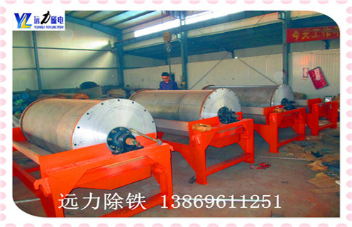 永磁筒式磁選機，福建永磁筒式磁選機優缺點_遠力福建永磁筒式磁選機優缺點的結構磁場分布圖 