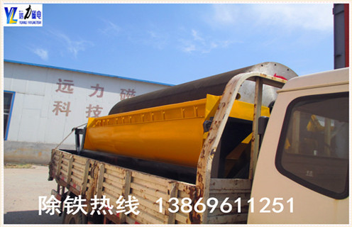 半逆流型磁選機，雲南半逆流型磁選機_結構工作原理圖_雲南半逆流型磁選機如何調整及工藝流程圖