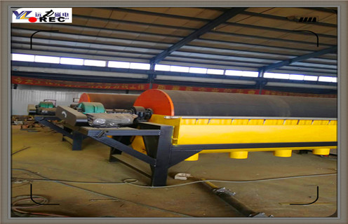 永磁筒式磁選機，江蘇永磁筒式磁選機_遠力江蘇永磁筒式磁選機的結構磁場分布圖